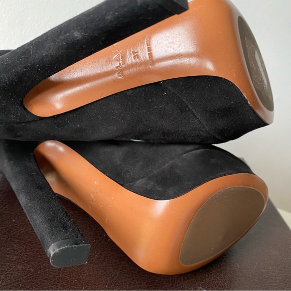 Alaia Suede Platform Boots Size 37 BNIB - Picture 5 of 15